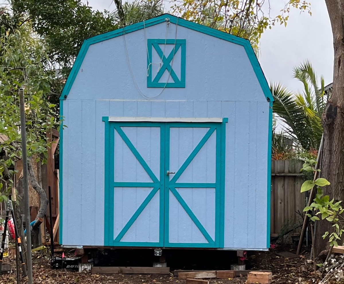 Building My Gambrel Roof Shed: A Journey from Foundation to&nbsp;Completion